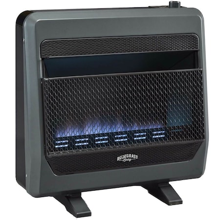 Bluegrass Living Propane Gas Vent Free Blue Flame Gas Space Heater With Blower An B30TPB-BB